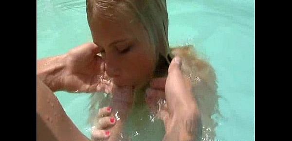  Casey Parker gets hardcore fuck In The Pool